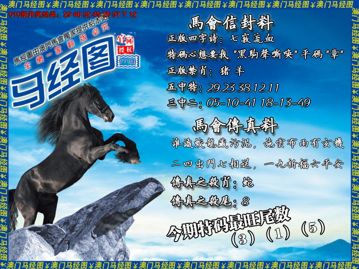 2025011期马经系列8