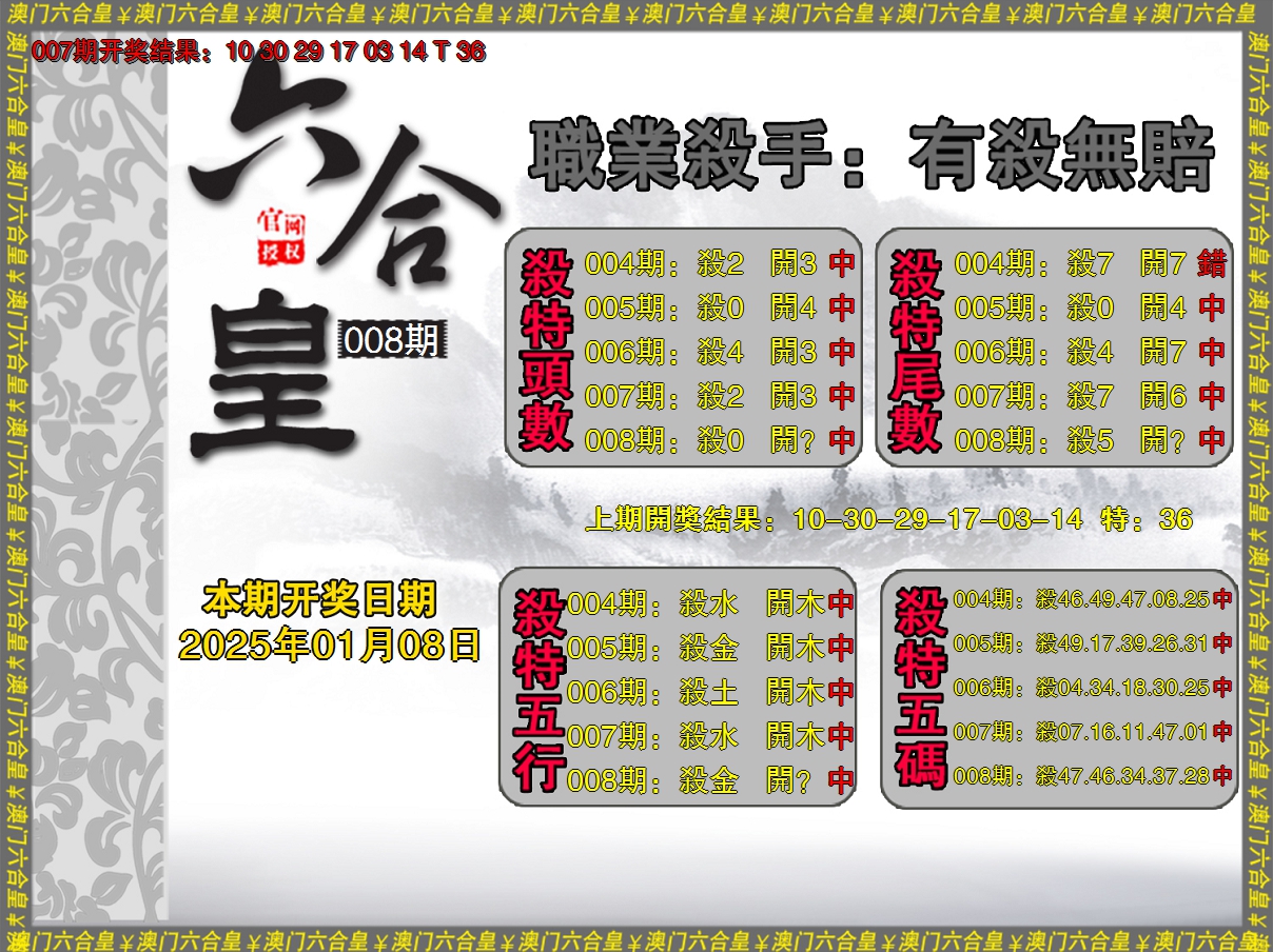 2025008期六合皇系列2