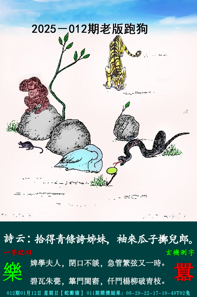 2025012期老跑狗图