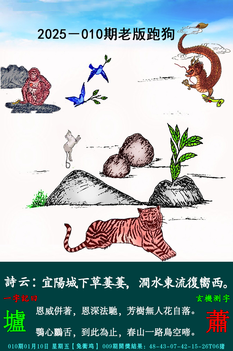 2025010期老跑狗图