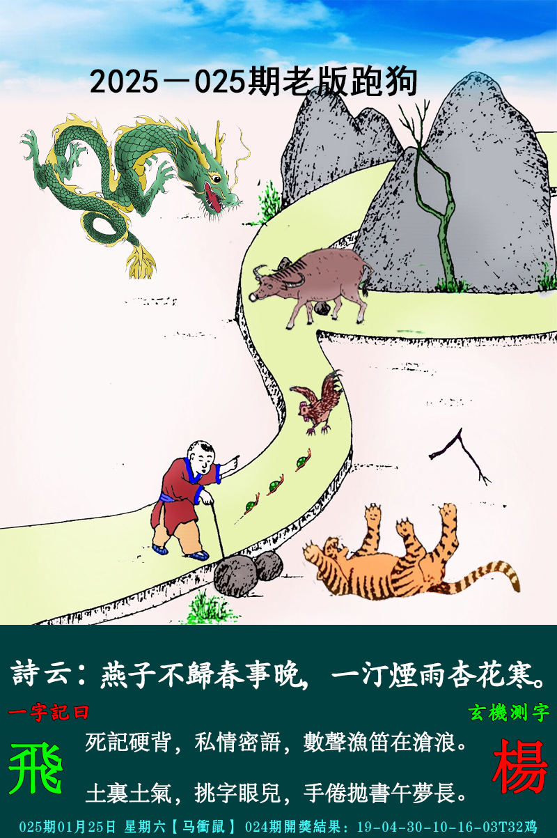 2025025期老跑狗图
