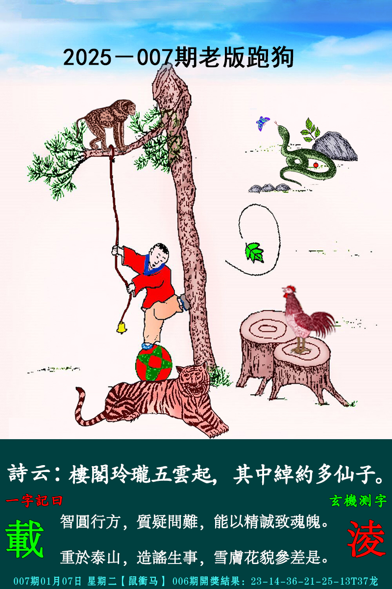 2025007期老跑狗图