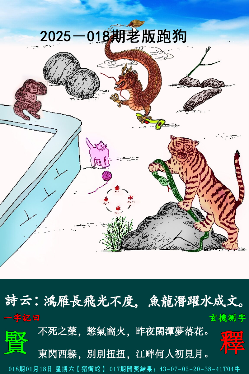 2025018期老跑狗图