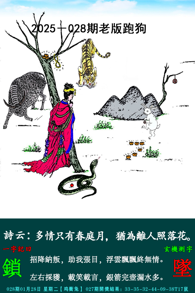 2025028期老跑狗图