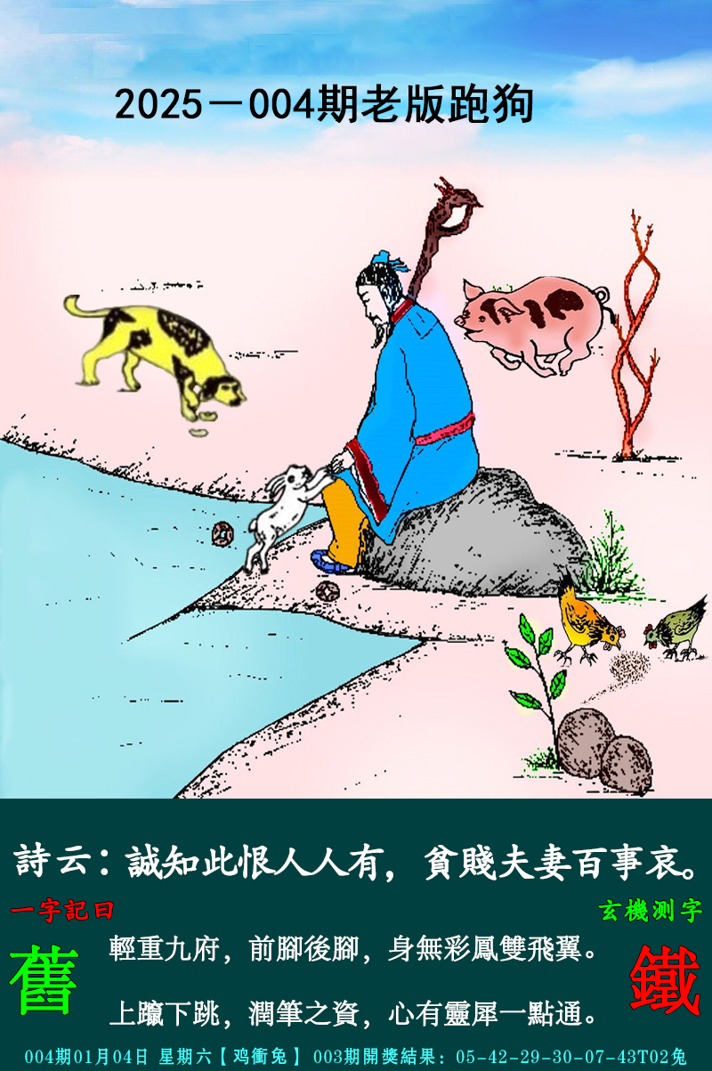 2025004期老跑狗图
