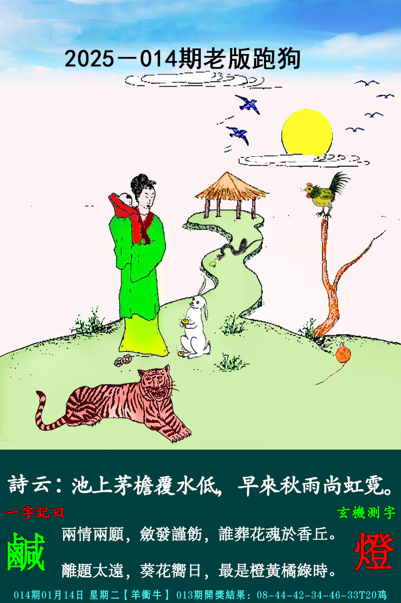 2025014期老跑狗图