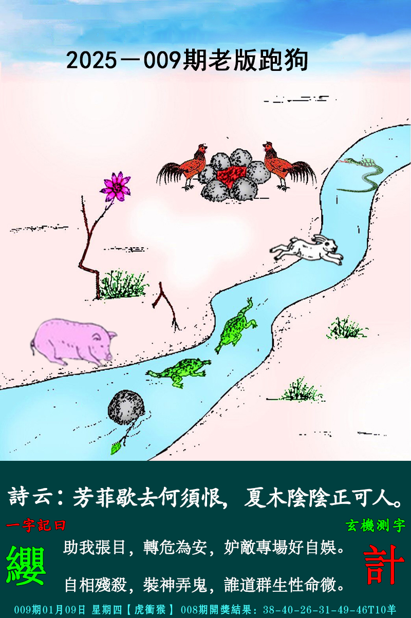 2025009期老跑狗图