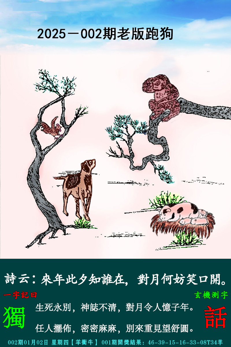 2025002期老跑狗图