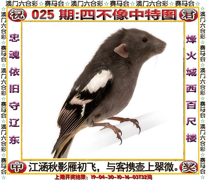 2025025期四不像中特图
