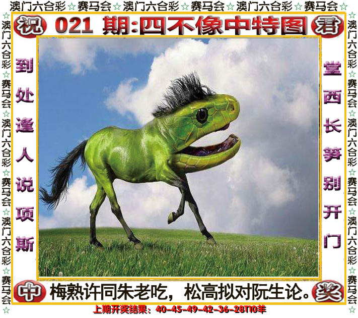2025021期四不像中特图