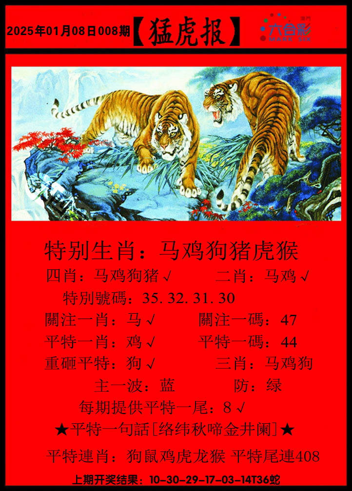 2025008期猛虎报A
