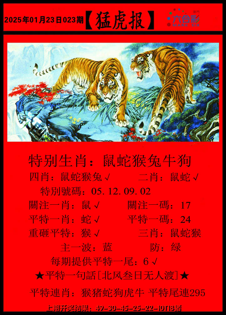 2025023期猛虎报A