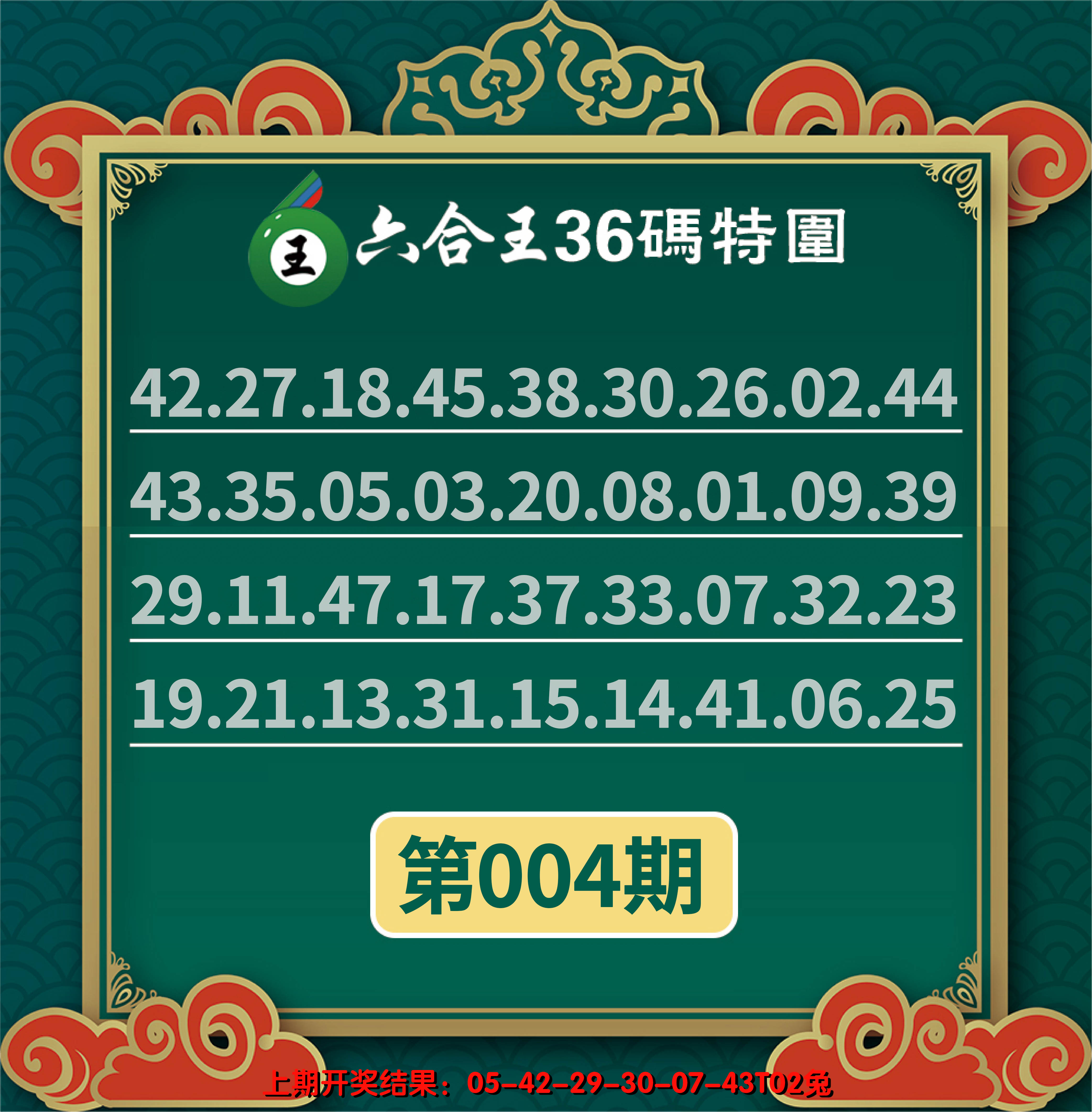 2025004期六合王三十六码特围