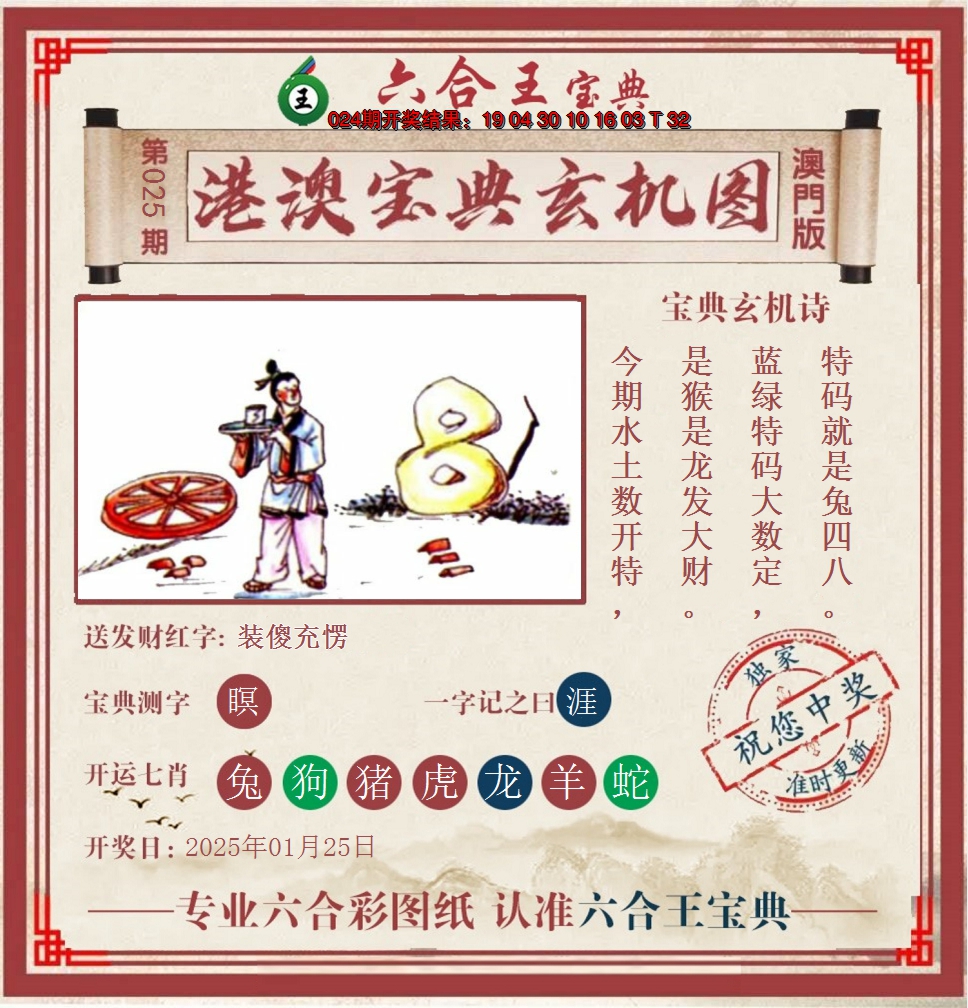 2025025期六合王港澳宝典玄机图