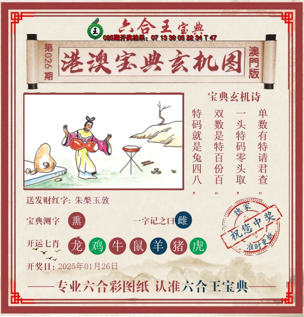 2025026期六合王港澳宝典玄机图