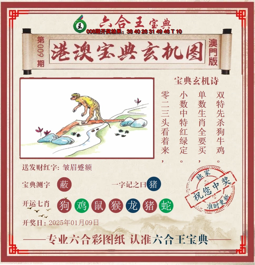 2025009期六合王港澳宝典玄机图
