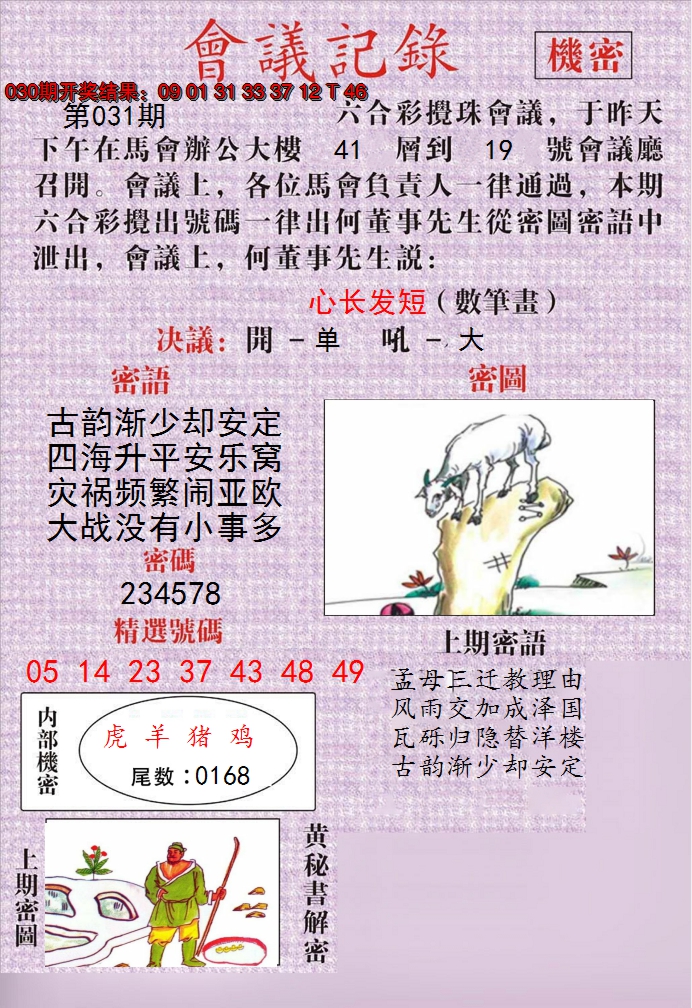 2025031期澳门会议记录