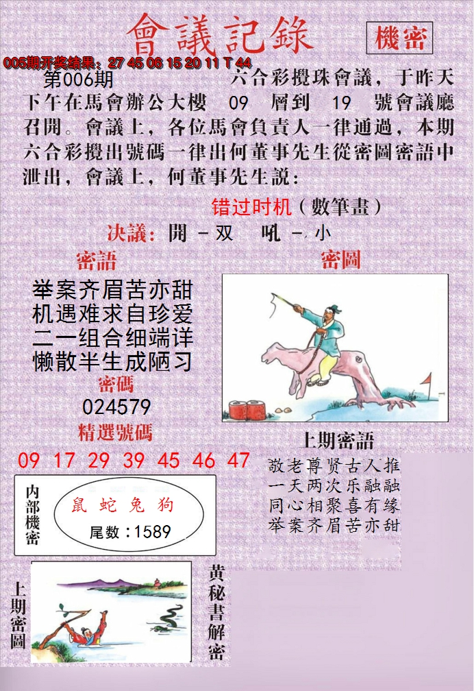 2025006期澳门会议记录