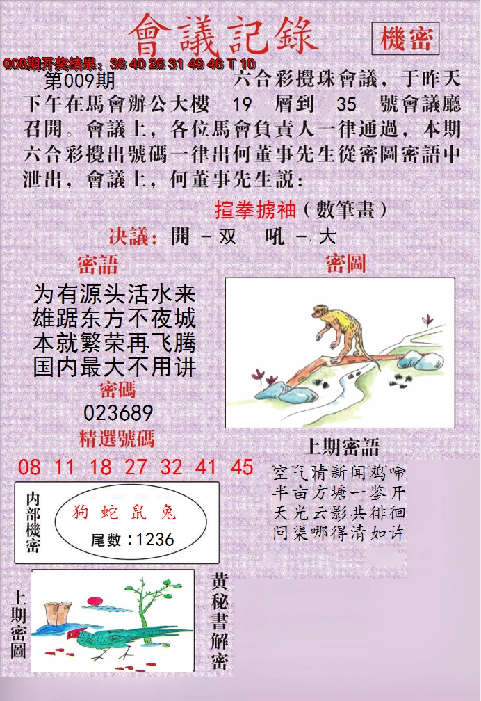 2025009期澳门会议记录