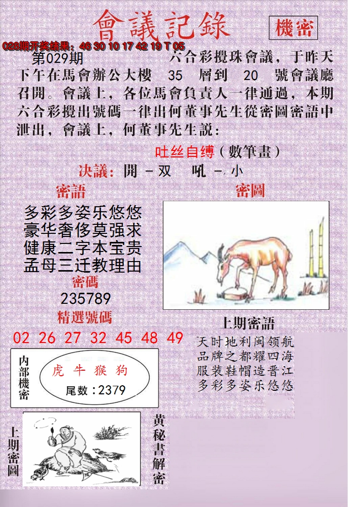 2025029期澳门会议记录