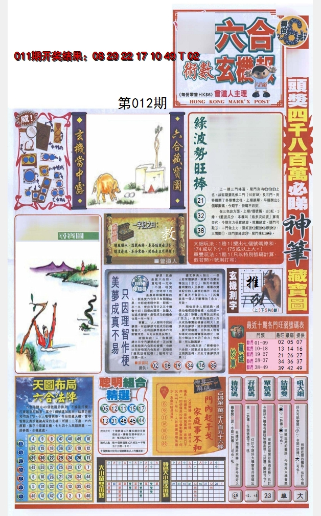2025012期六合玄机报