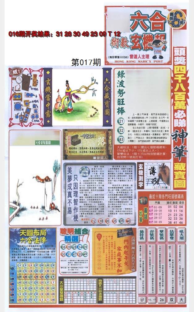 2025017期六合玄机报
