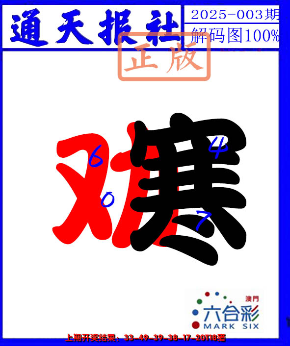 2025003期解码图