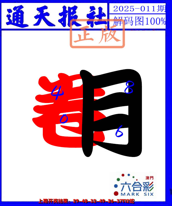 2025011期解码图