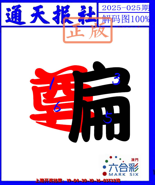 2025025期解码图