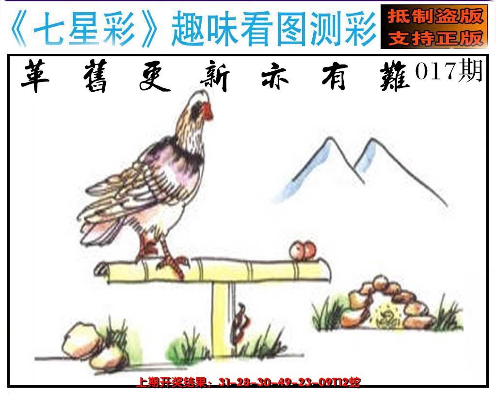 2025017期澳版七星彩图