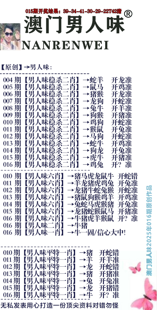 2025016期男人味