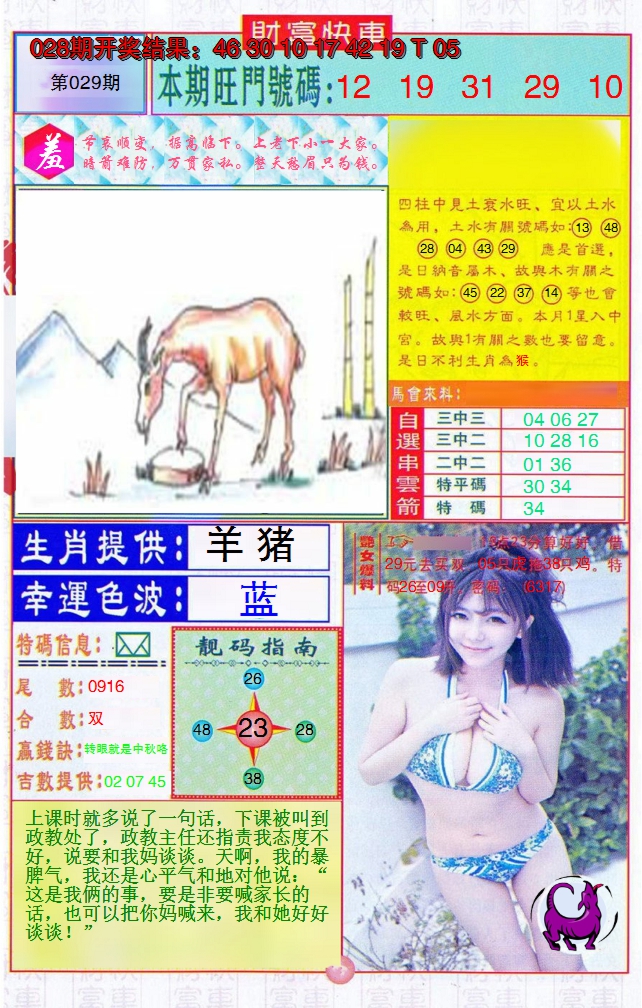 2025029期财富快车