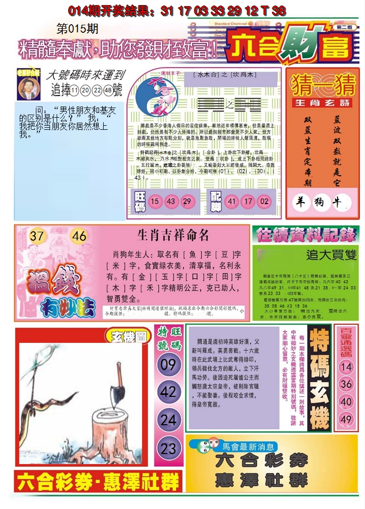 2025015期六合财富B