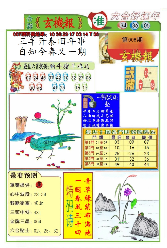 2025008期九龍玄机报(推荐)