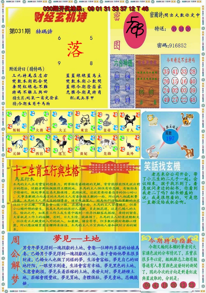 2025031期九龍财经B(推荐)