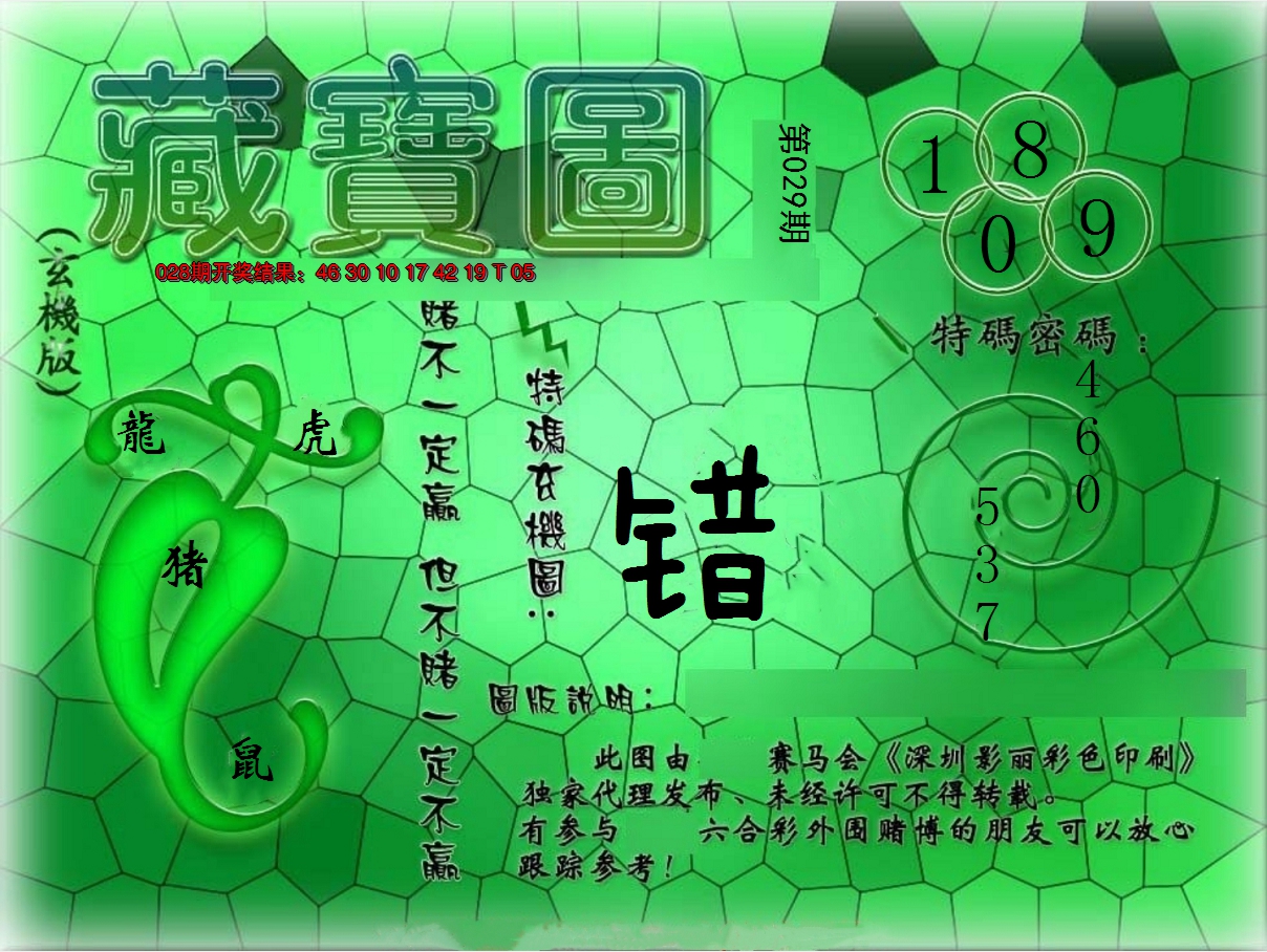 2025029期九龍玄机报