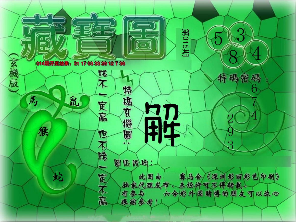2025015期九龍玄机报