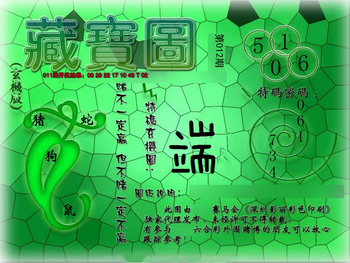 2025012期九龍玄机报