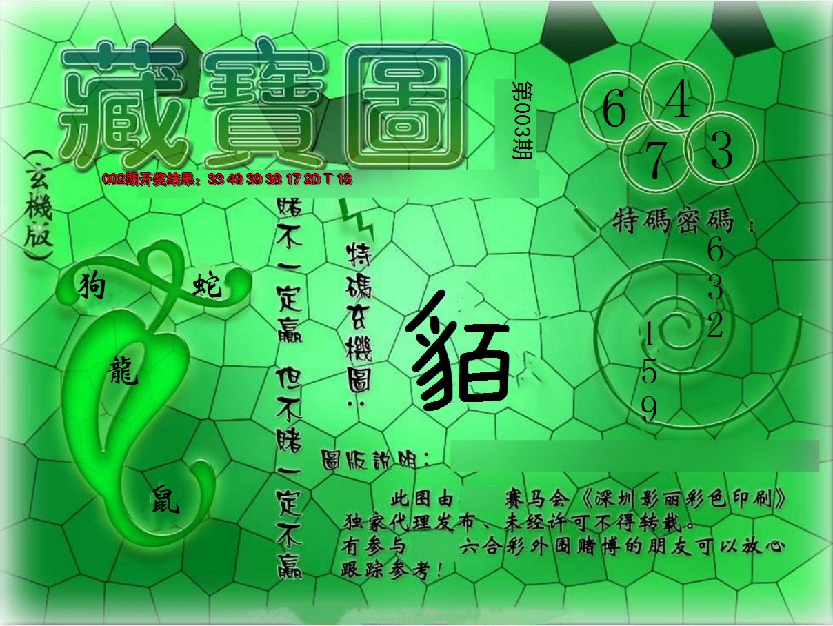 2025003期九龍玄机报