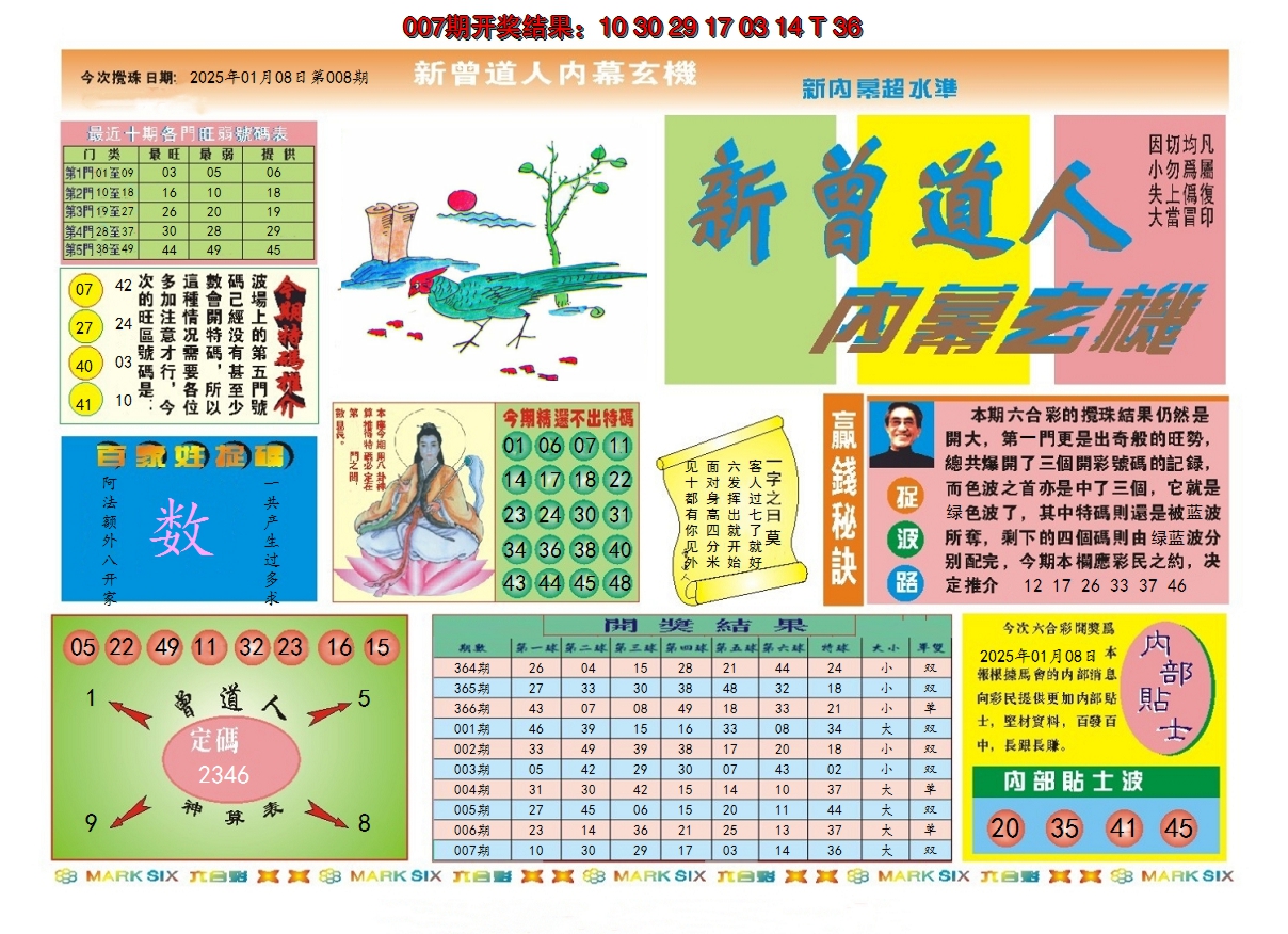 2025008期新曾道人内幕A
