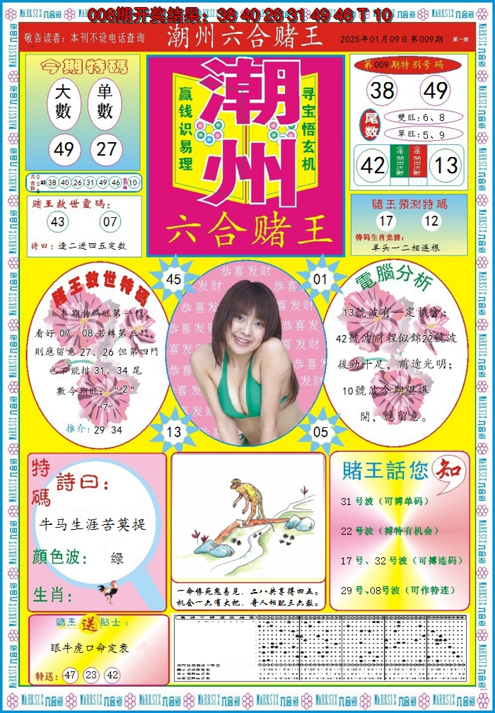 2025009期潮州六合赌王A