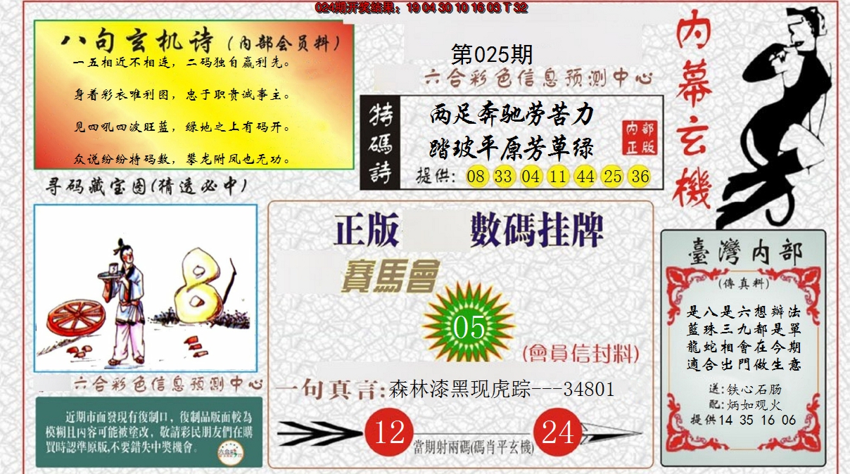 2025025期内幕玄机报
