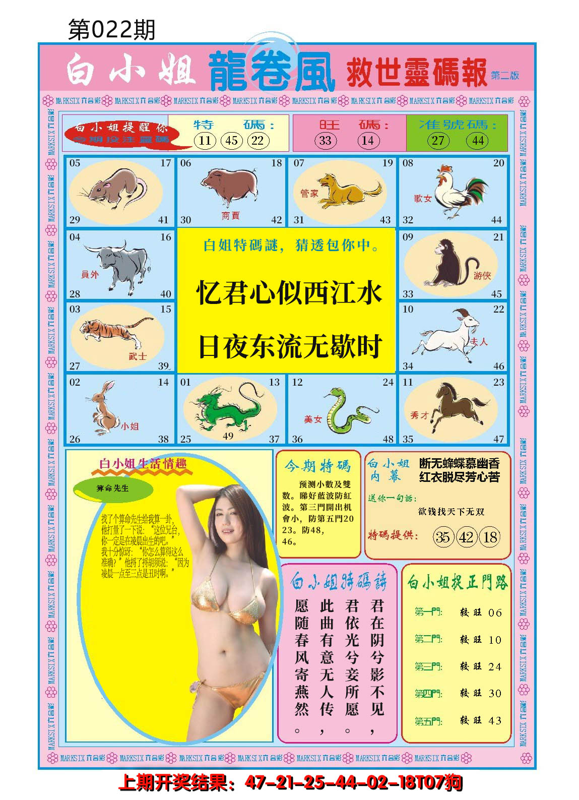 2025022期白小姐龙卷风B