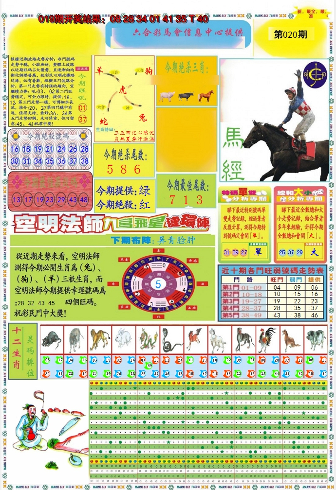 2025020期九龍马经A(推荐)