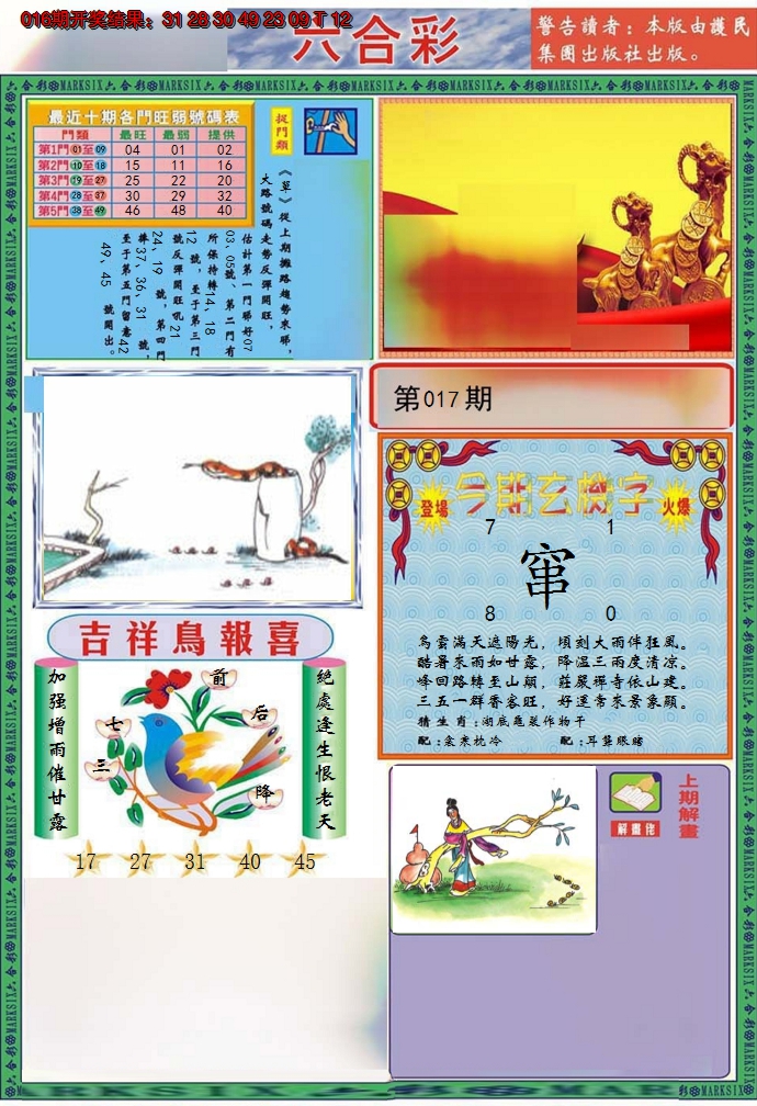 2025017期九龍2011A(推荐)