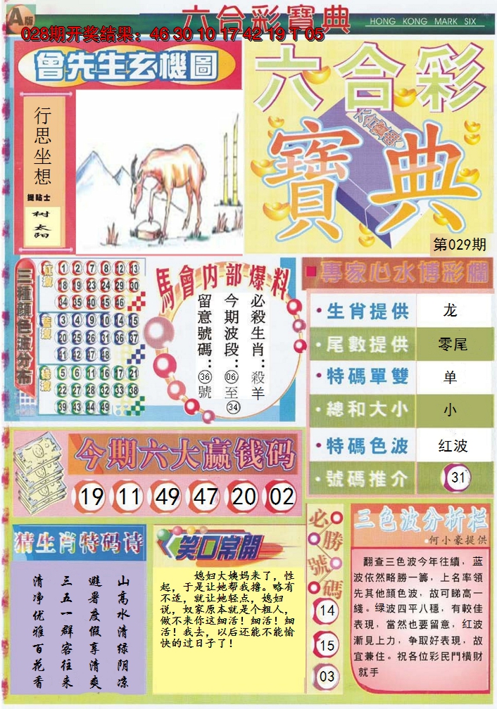 2025029期六合宝典A