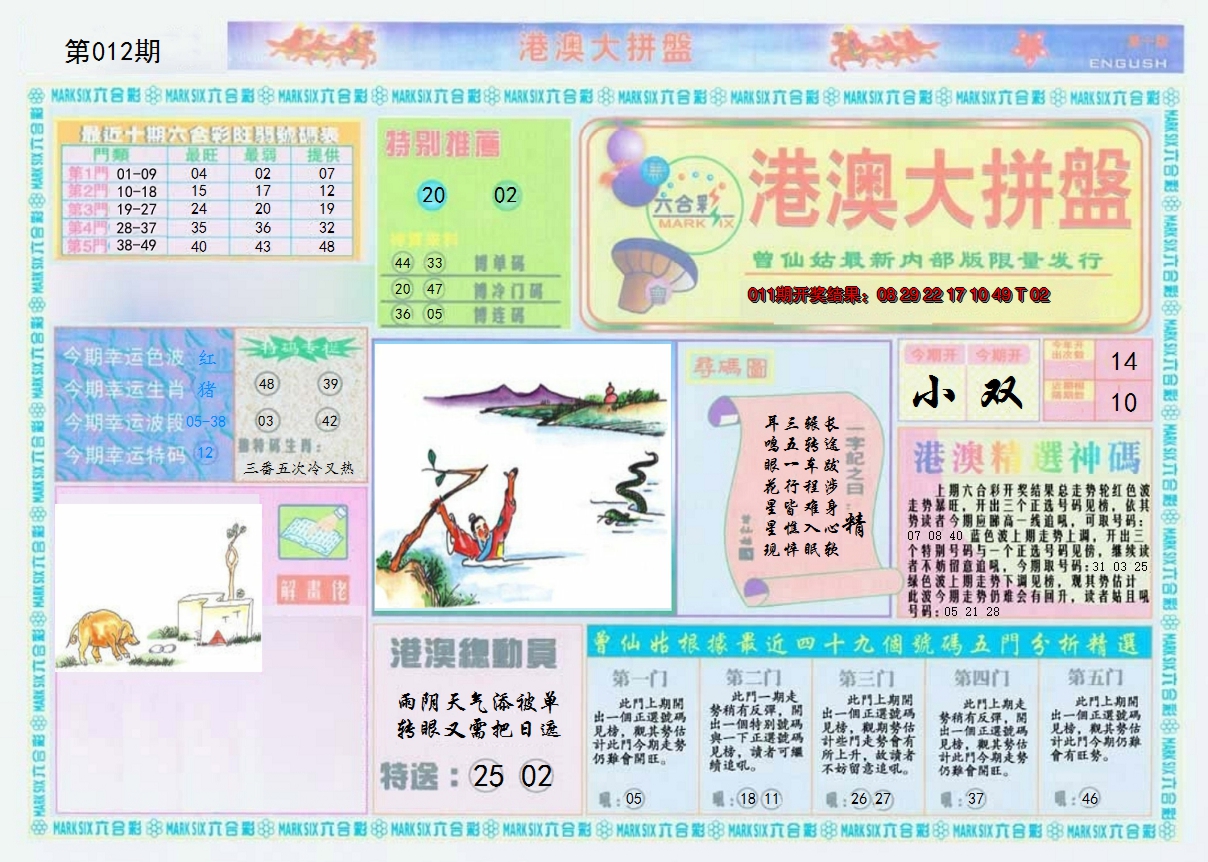 2025012期港澳大拼盘A