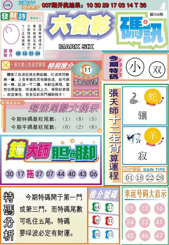 2025008期六合码讯