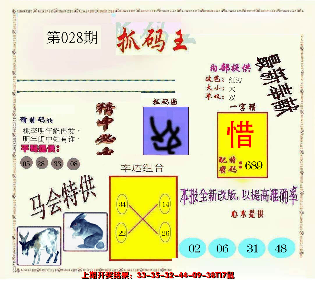 2025028期新抓码王