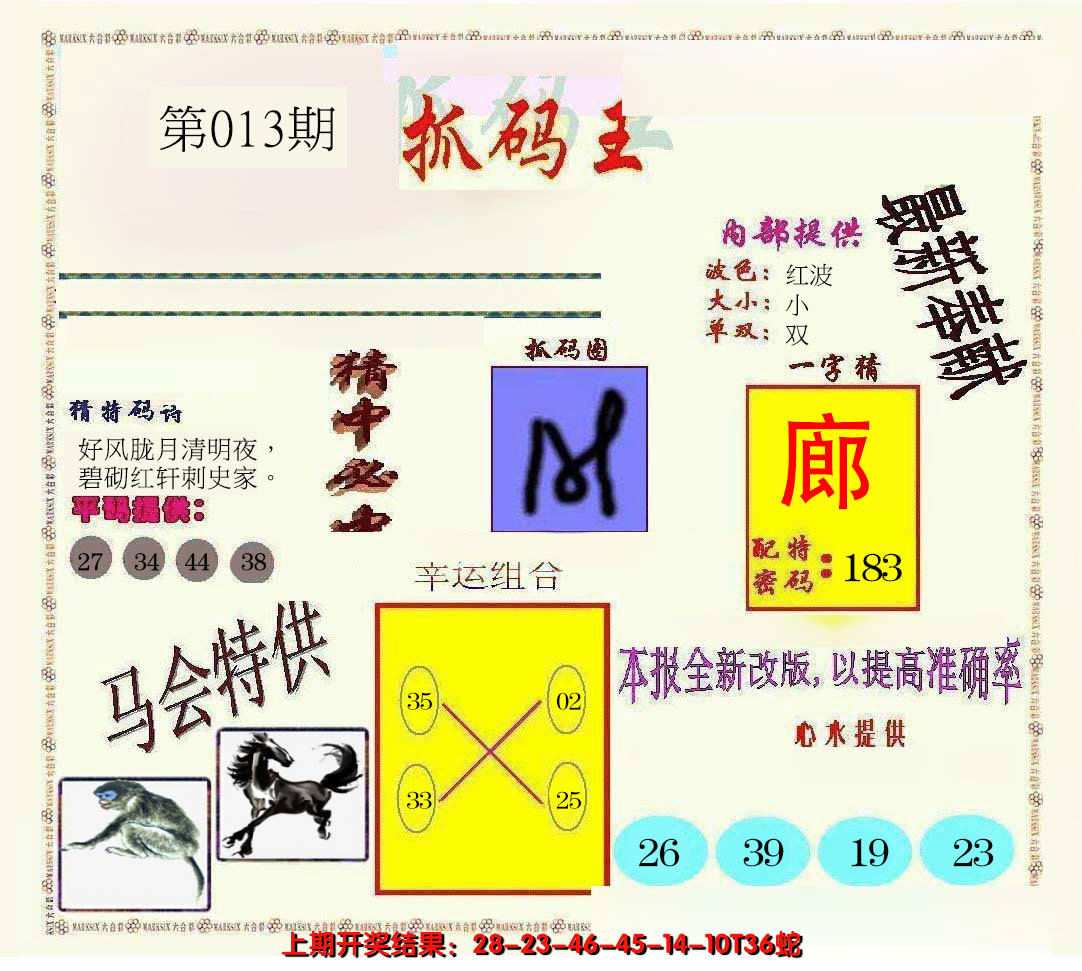 2025013期新抓码王